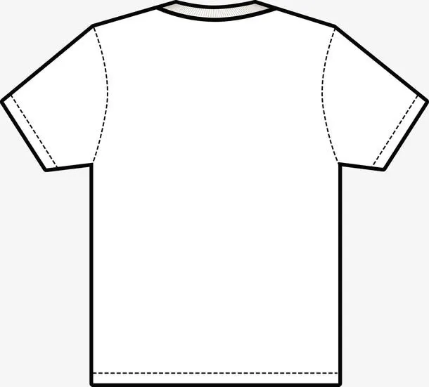 短袖服装背面png图免抠