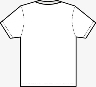 短袖服装背面png图免抠