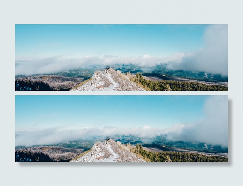 蓝色高山背景高清