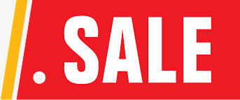 红色sale促销标签免抠