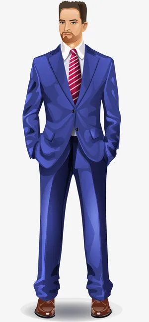 穿蓝色西装的男人素材图免抠 穿蓝色西装的男人素材图免抠