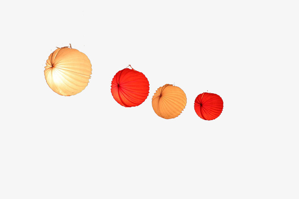 彩色灯笼免抠