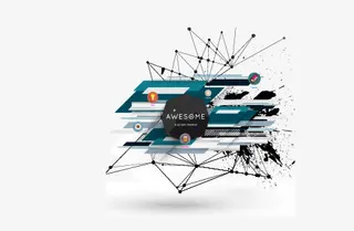 混合创意排版免抠