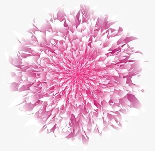 粉色花瓣植物免抠