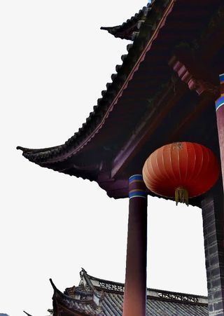 云南拱辰楼风景免抠