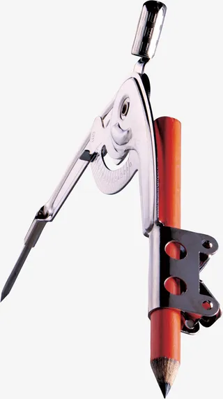 圆规和铅笔免抠