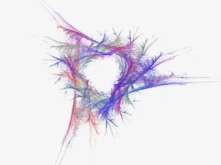 丝状绚烂图案免抠