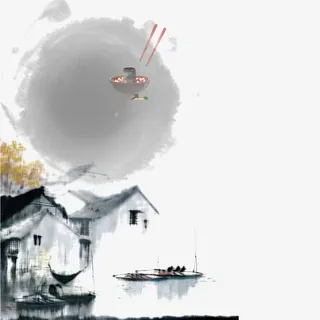 安徽徽派民宿建筑免抠