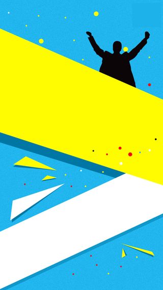 简约文艺开学季H5背景素材高清