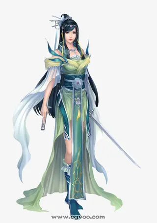 慈航静斋女性古风立绘免抠