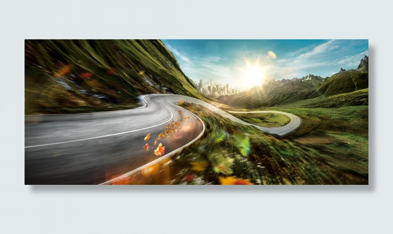 山间高速公路背景高清