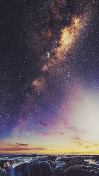 绝美星空摄影H5背景高清