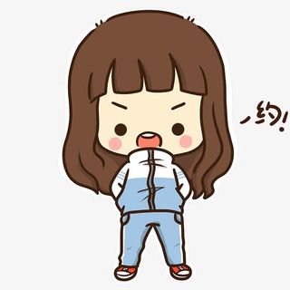 妹妹头小女孩免抠