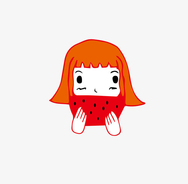不明真相的吃瓜短发小女孩免抠