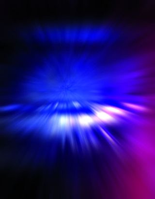 发散的蓝色光束七夕免抠