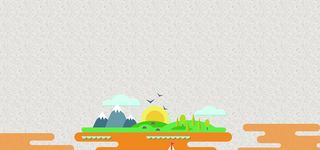 电商小暑夏季小清新简约海报banner高清