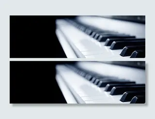 钢琴banner创意设计高清