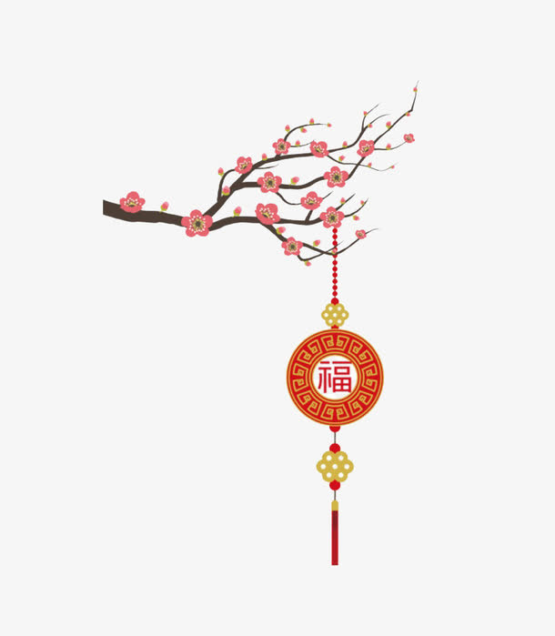 古典梅花免抠