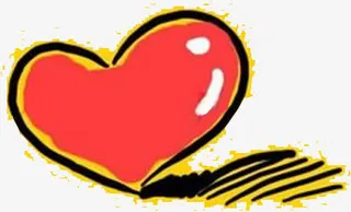 爱心主题母亲节海报免抠