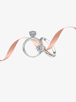 珠宝钻戒彩带免抠