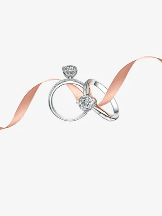 珠宝钻戒彩带免抠