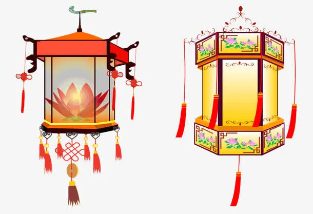 古典中国风宫灯免抠