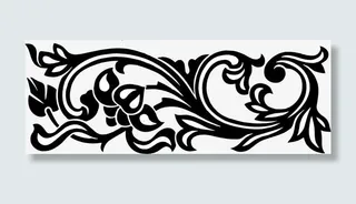 传统古典花纹花树素材免抠