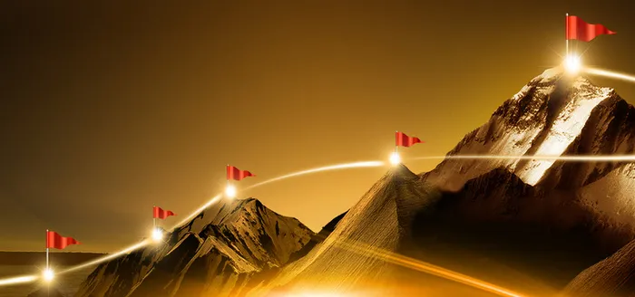 企业里程文化宣传背景banner高清