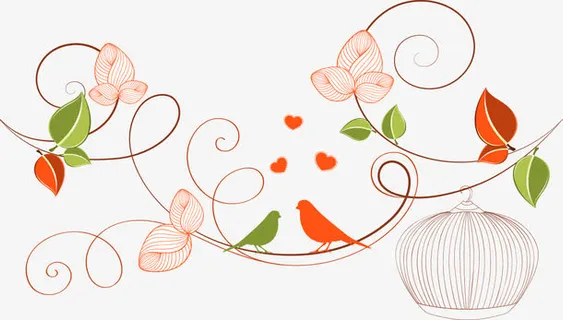 线条花纹底纹免抠