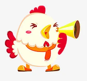 手绘卡通小鸡图标免抠