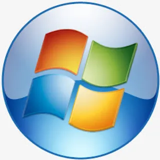 蓝色的win7 logo图标免抠