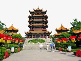 武汉黄鹤楼风光免抠