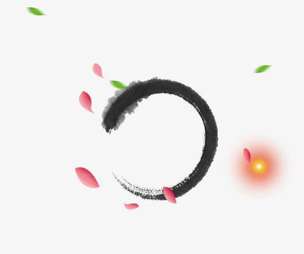 古典漂浮元素免抠