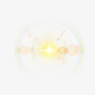 暖色弧形炫光免抠