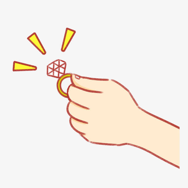求婚戒指免抠