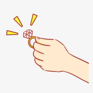 求婚戒指免抠
