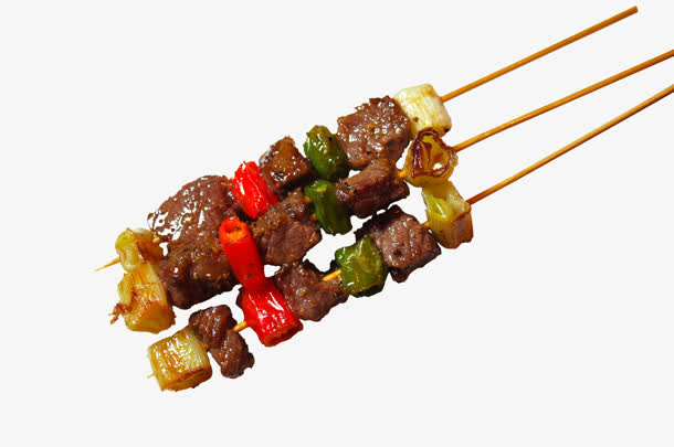 让人垂涎欲滴的羊肉串串免抠