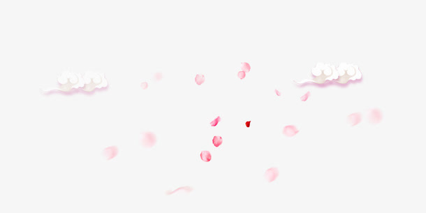 粉色玫瑰花瓣免抠