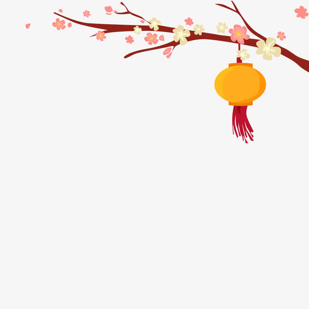 梅花灯笼免抠