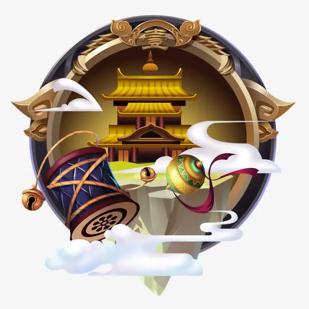 手绘装饰图案免抠