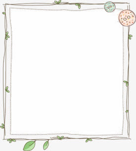 花环相框手绘简图免抠