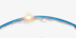 透明地球蓝光免抠