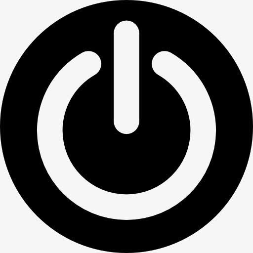 功率循环按钮图标免抠