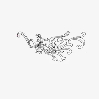 凤凰 中国风免抠