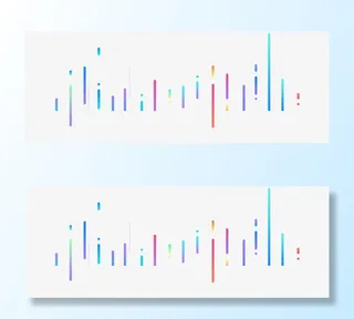 矢量图片不规则线条圆形颜色免抠