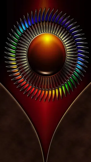 三维立体雕塑渐变色H5背景高清