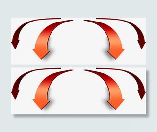 四个向下的箭头朝下标志免抠