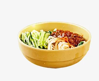 风味韩国炸酱面PNG免抠