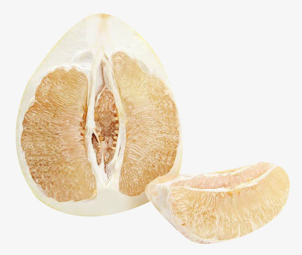 黄皮白心蜜柚免抠