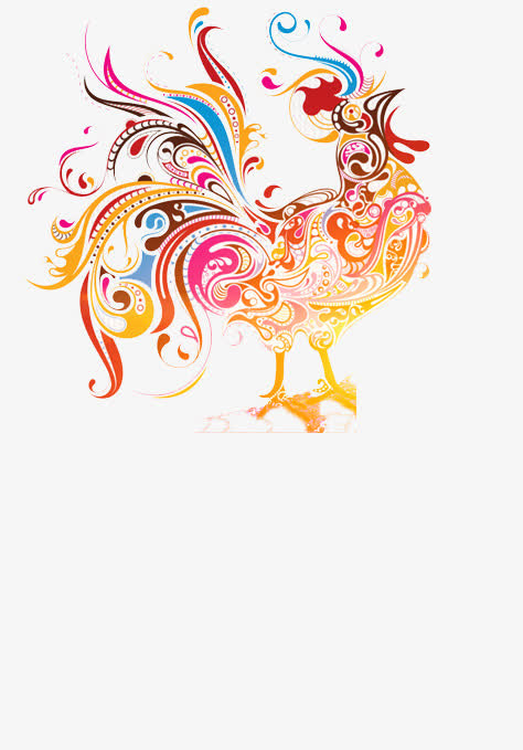 2017鸡年快乐免抠